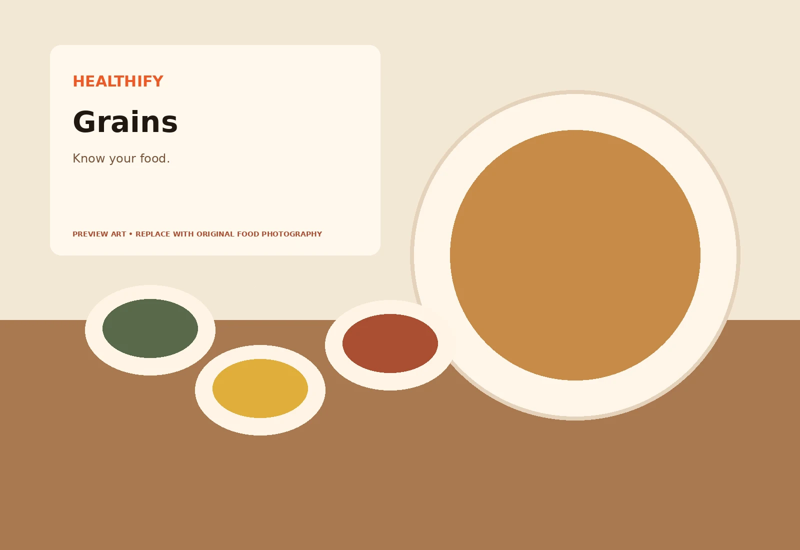 Grains used in Indian and North Karnataka food